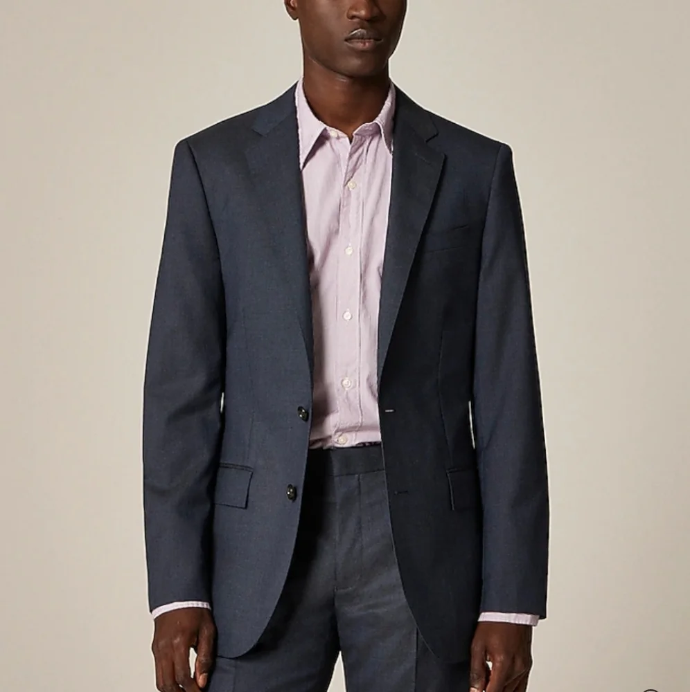 J Crew Ludlow Slim-fit suit jacket in Italian wool Size 40L New! Navy #28130